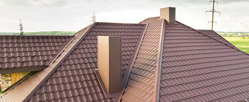 Residential Chimney Flashing Restoration in Lindenhurst, NY