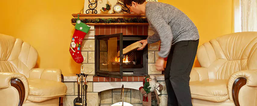 Gas to Wood-Burning Fireplace Conversion Services in Lindenhurst, New York
