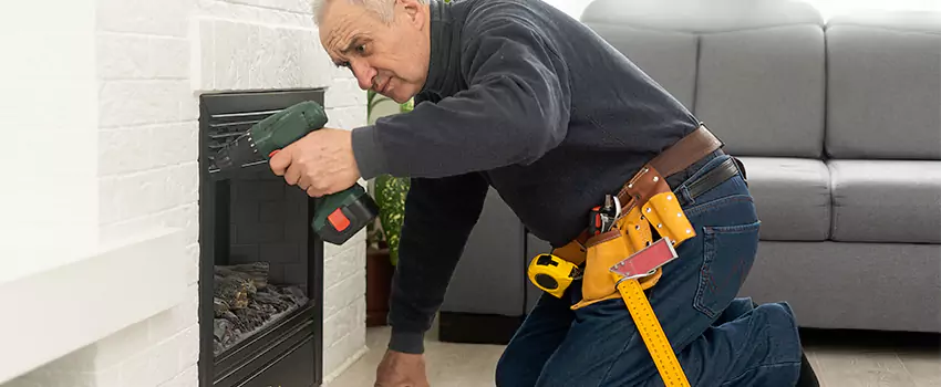 New Indoor Fireplace Installation in Lindenhurst, New York