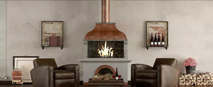 Thelin Hearth Products Providence Pellet Insert Fireplace Installation in Lindenhurst, NY
