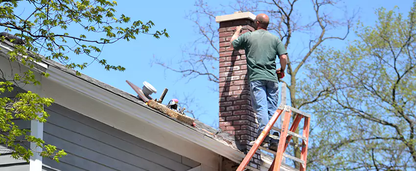 Vinyl and PVC Chimney Flashing Installation in Lindenhurst, NY