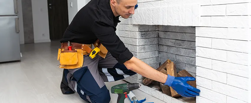 Fireplace Damaged Damper Frame Repair Services in Lindenhurst, New York