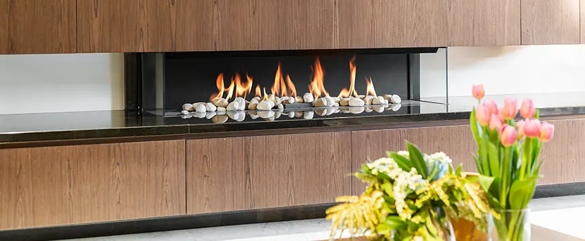 Double-height Fireplace Design Refurbishment in Lindenhurst, New York